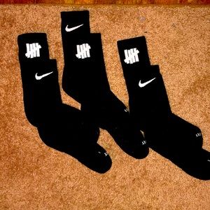 Nike x UNDFTD Dri fit socks sz L 3 pack